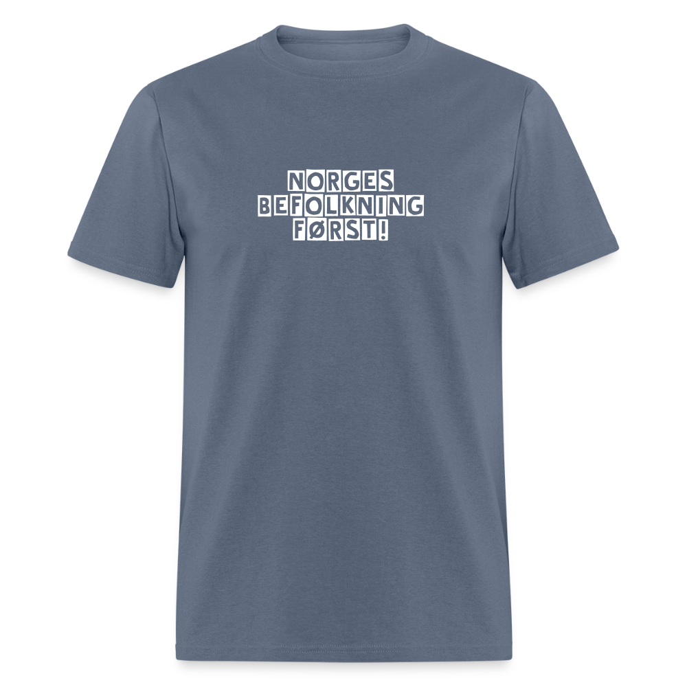 Unisex Klassisk T-skjorte - denim