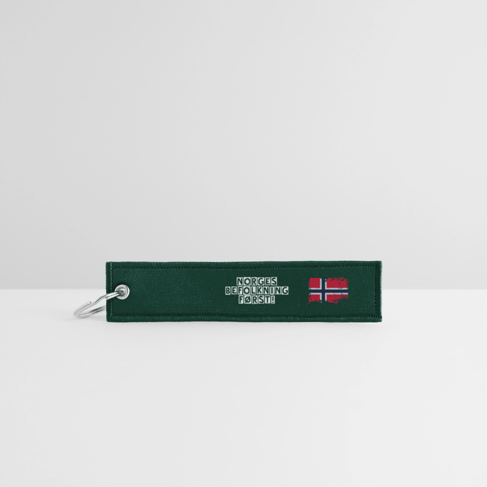 Jet Tag Nøkkelring - hunter green
