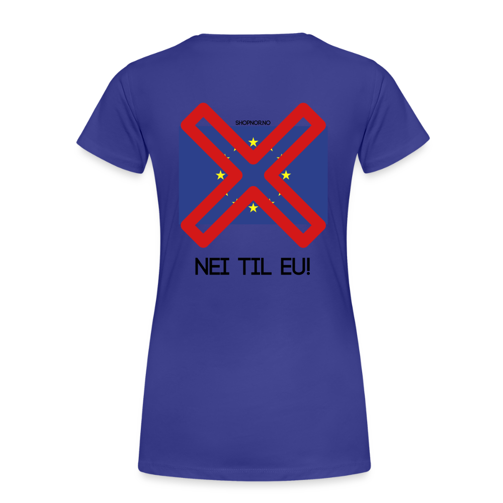 Premium T-Skjorte | Kvinner - royal blue