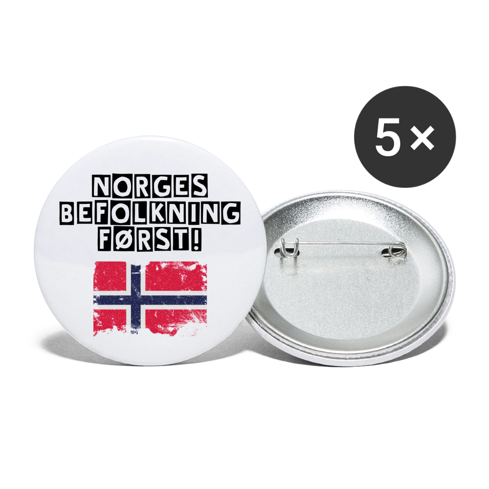Pin stor (5-pk) - white