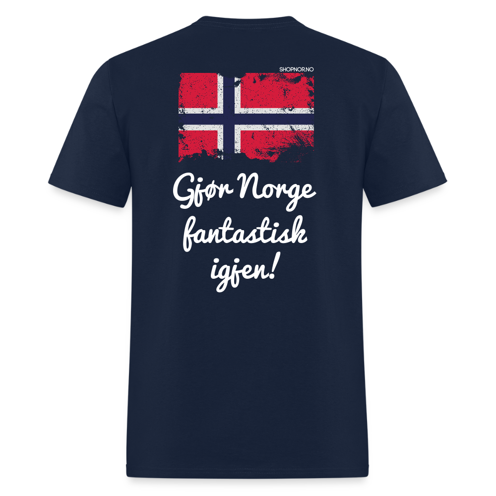 Unisex Klassisk T-skjorte - navy