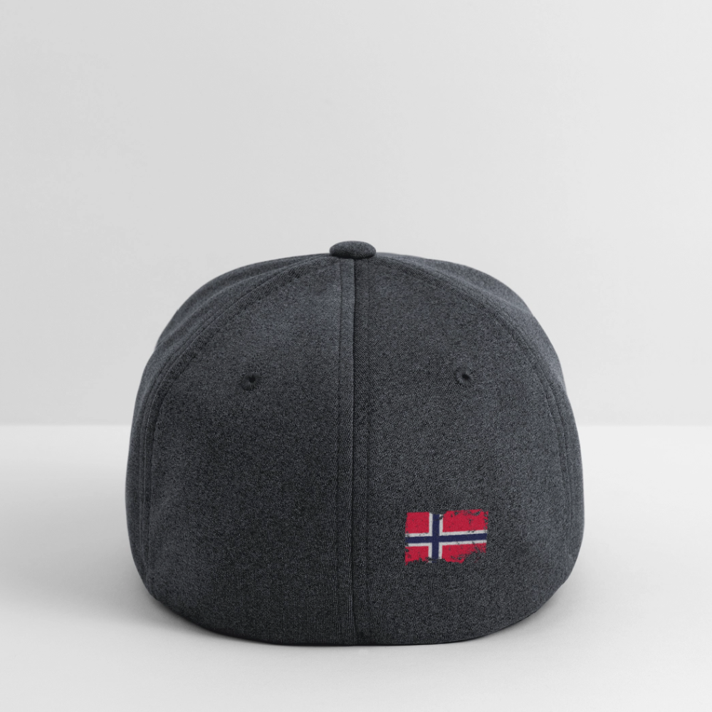 Flexfit Melange Baseball Cap - dark heather gray