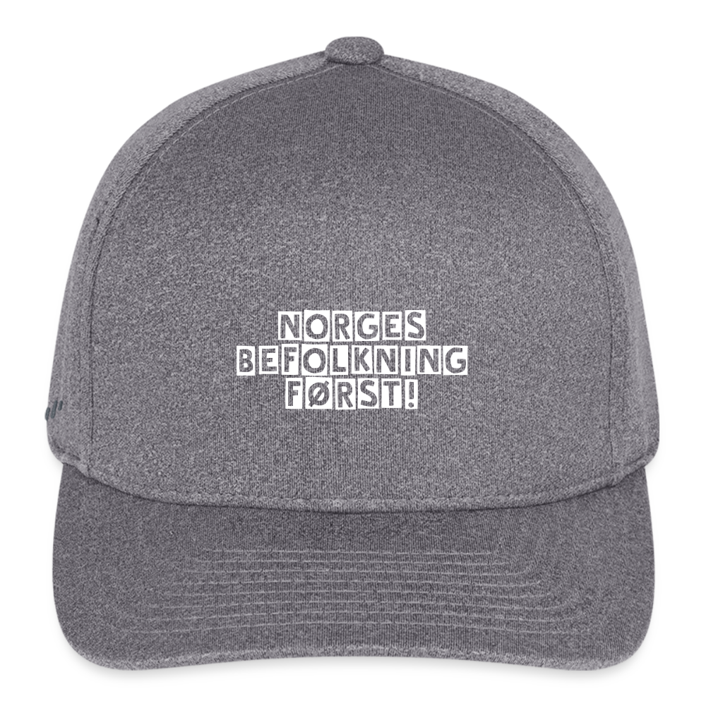 Flexfit Melange Baseball Cap - light heather gray