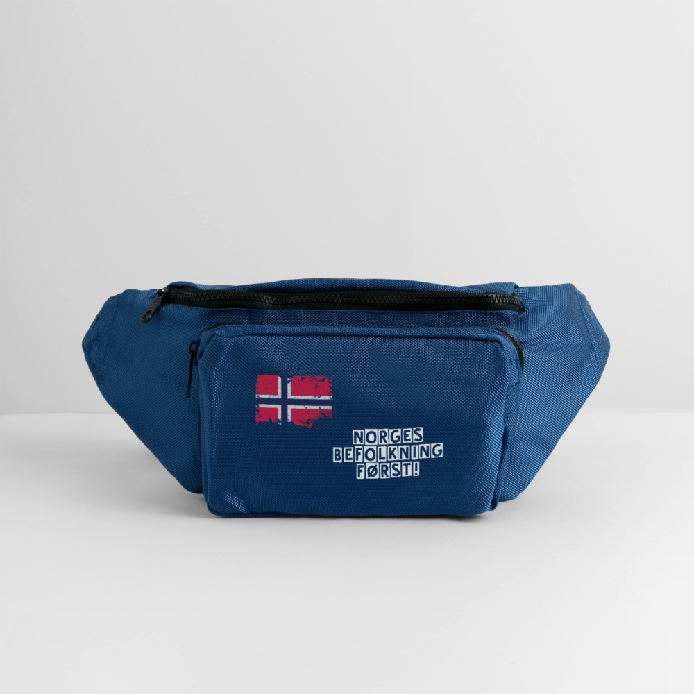 Stor crossbody veske - blue