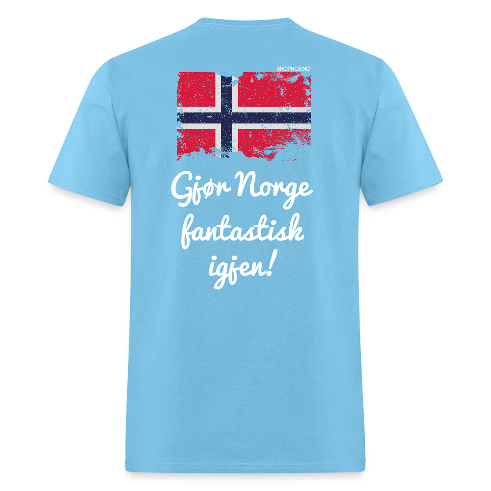 Unisex Klassisk T-skjorte - aquatic blue