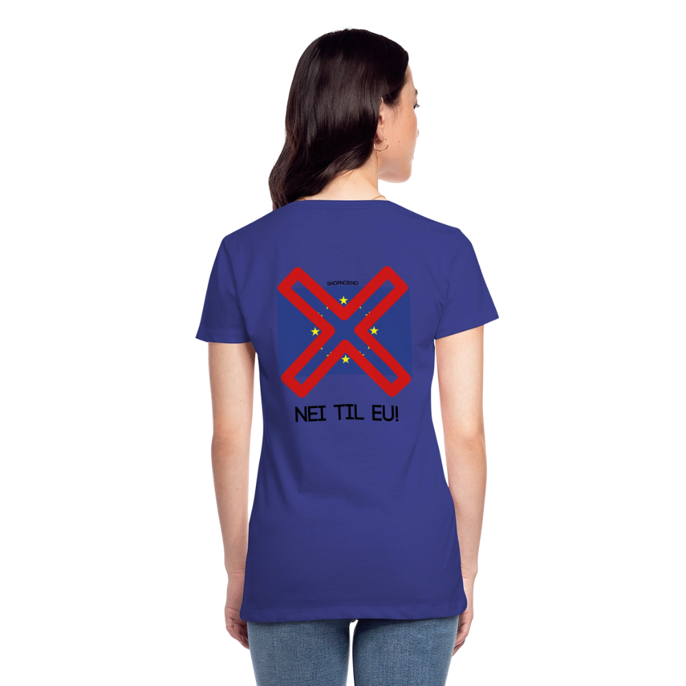 Premium T-Skjorte | Kvinner - royal blue