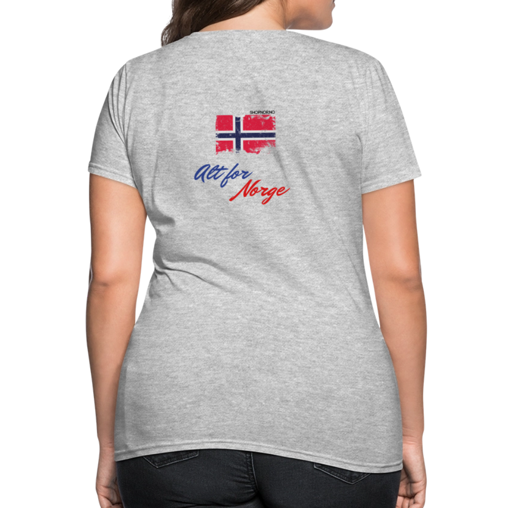 T-skjorte | Kvinner - heather gray