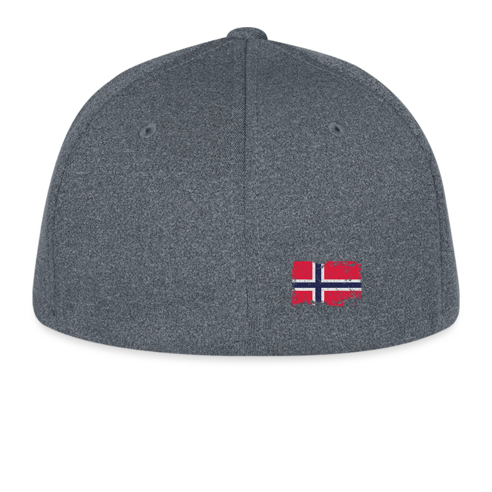 Flexfit Melange Baseball Cap - dark heather gray