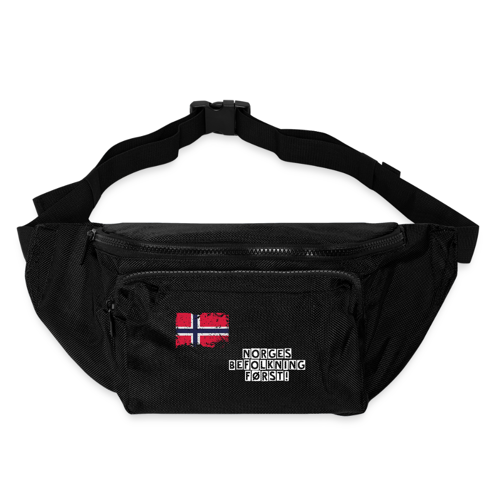 Stor crossbody veske - black