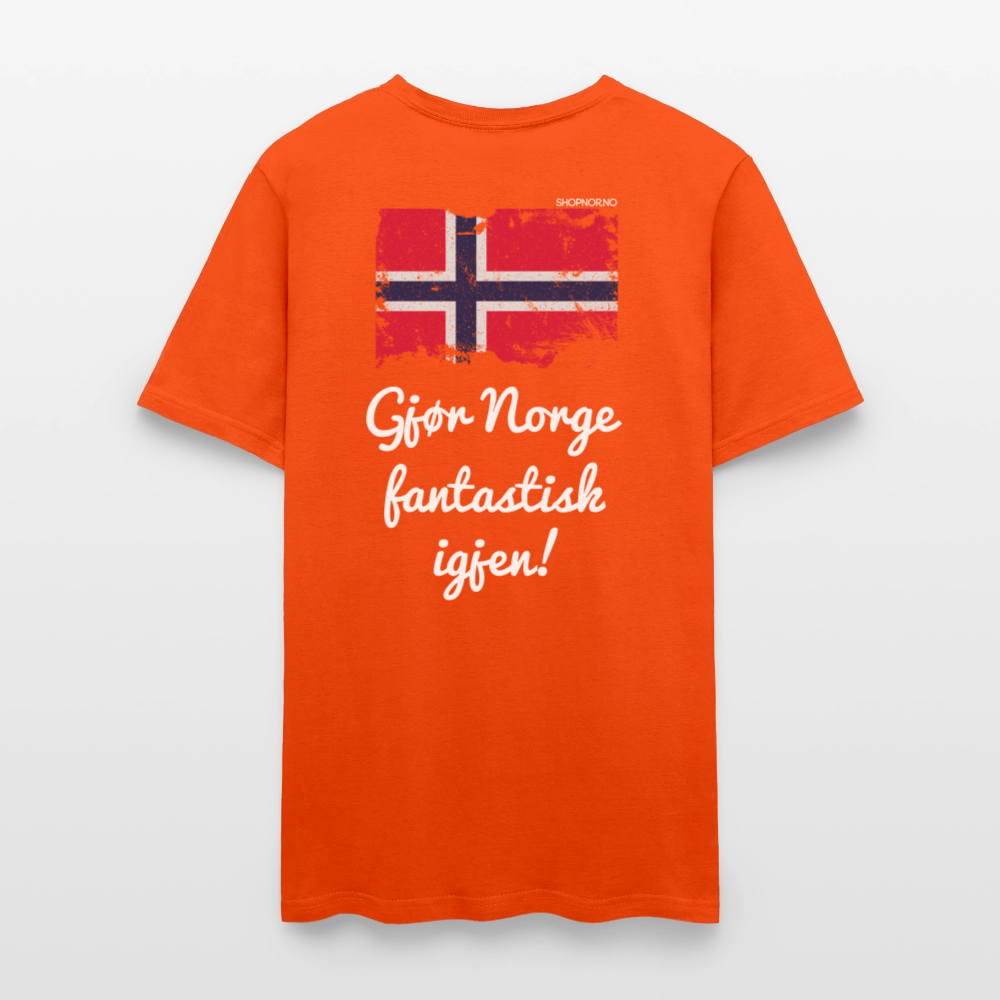 Unisex Klassisk T-skjorte - orange