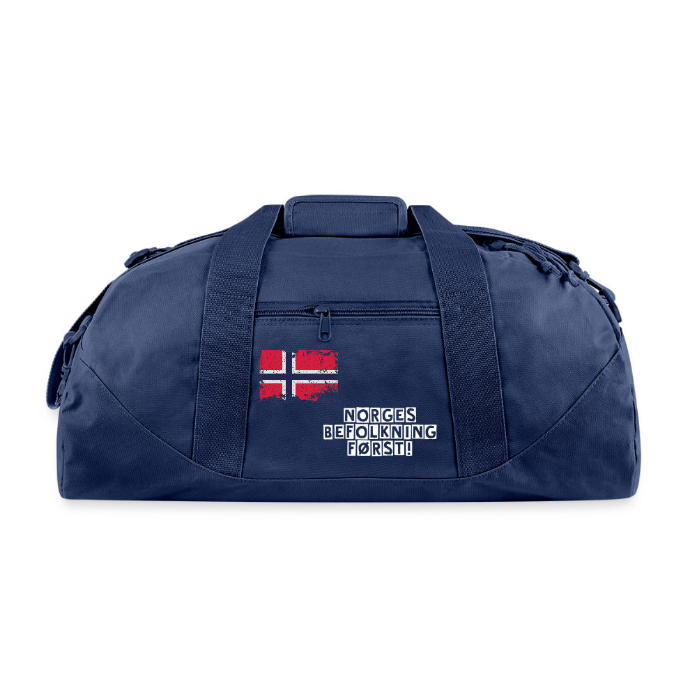Resirkulert Duffel Bag - navy