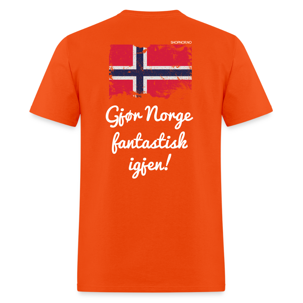 Unisex Klassisk T-skjorte - orange