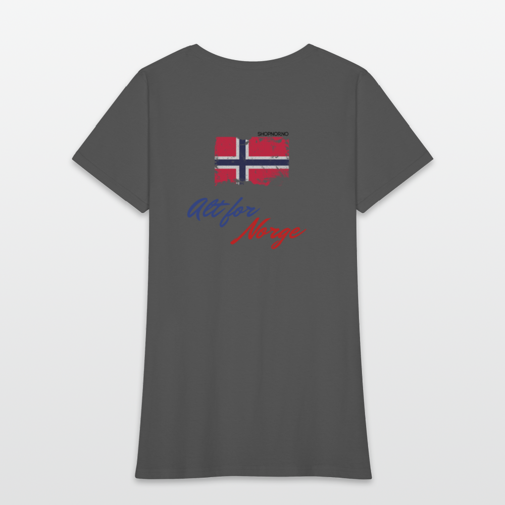 T-skjorte | Kvinner - charcoal
