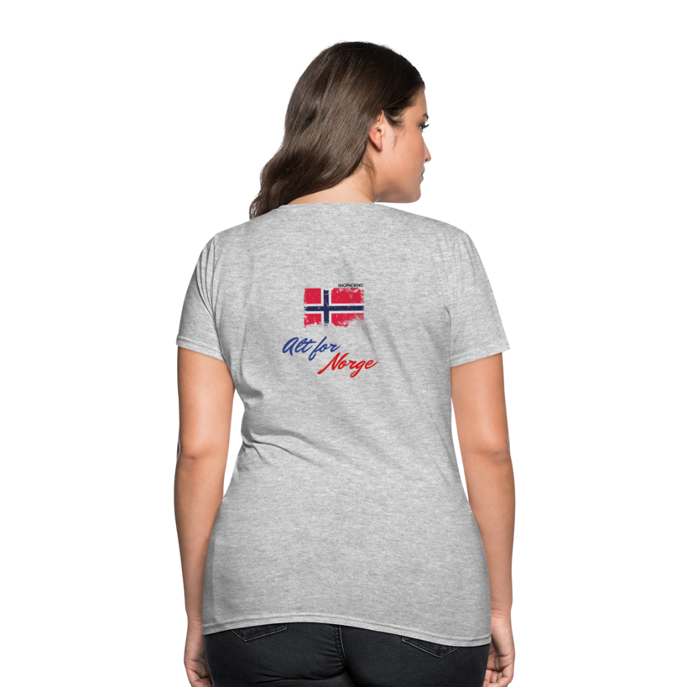 T-skjorte | Kvinner - heather gray