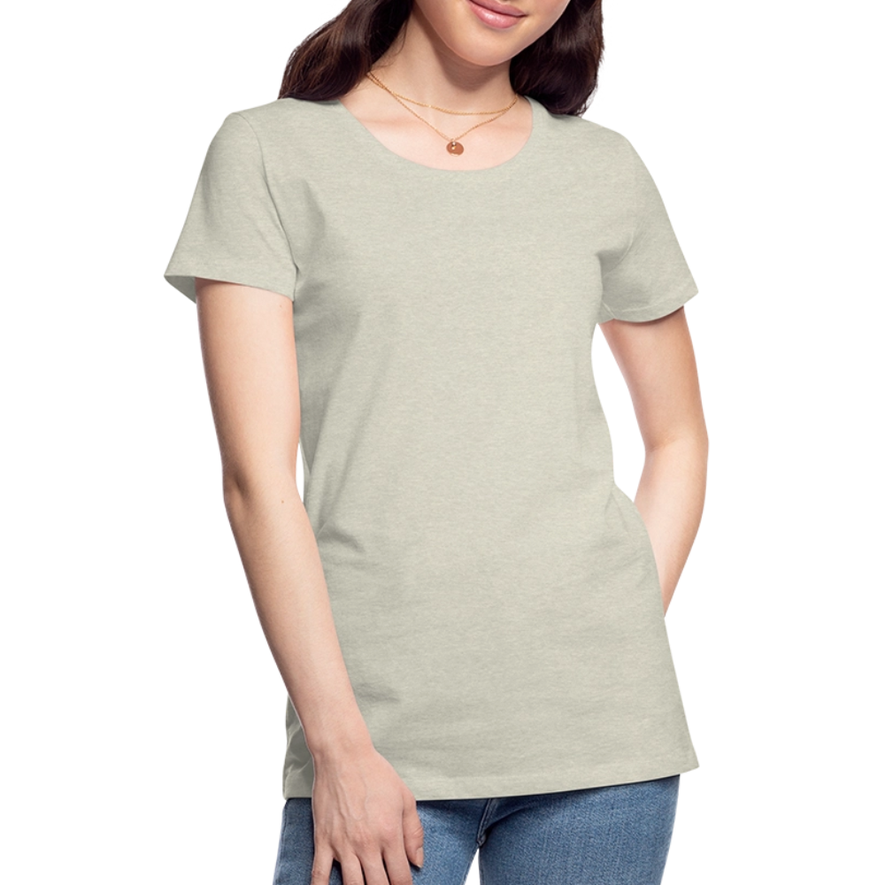 Premium T-Skjorte | Kvinner - heather oatmeal