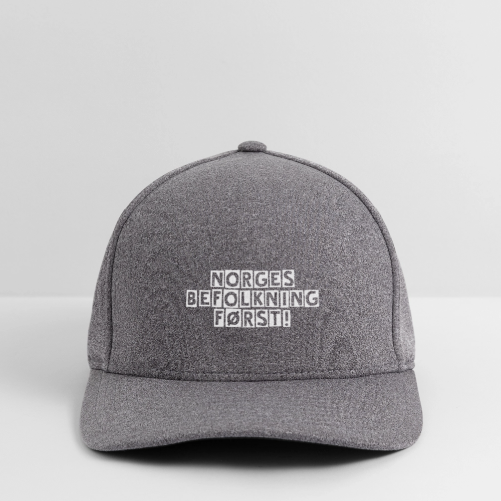 Flexfit Melange Baseball Cap - light heather gray
