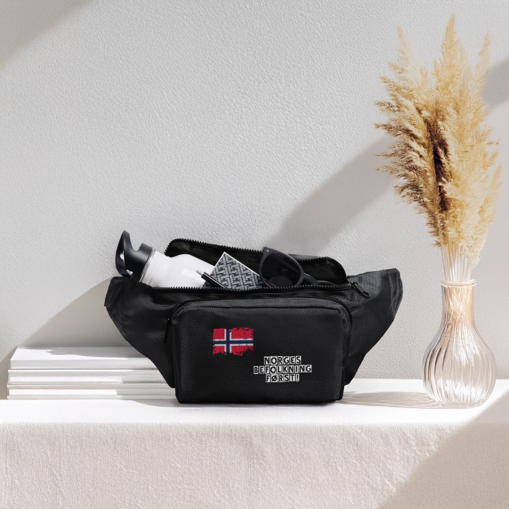 Stor crossbody veske - black