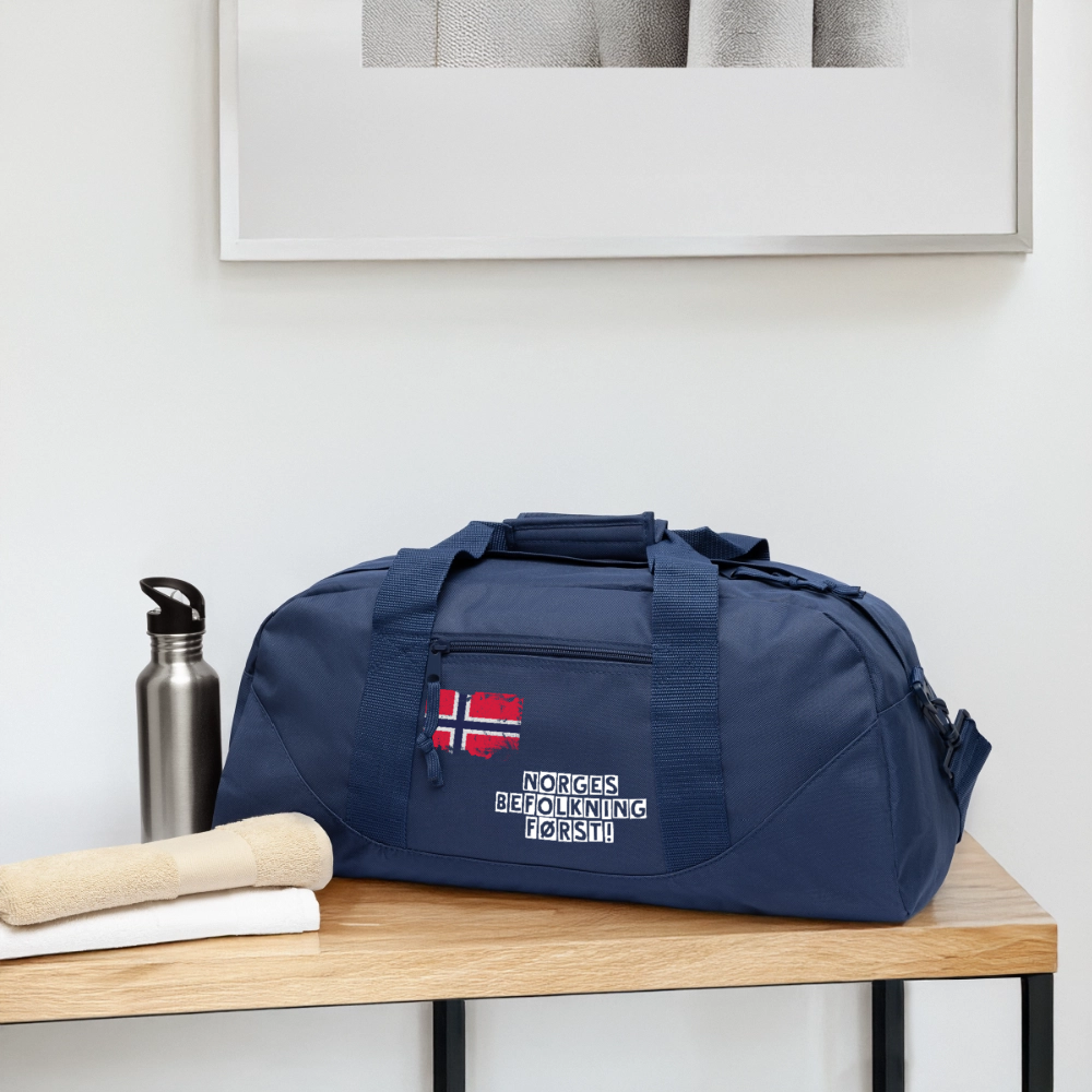 Resirkulert Duffel Bag - navy