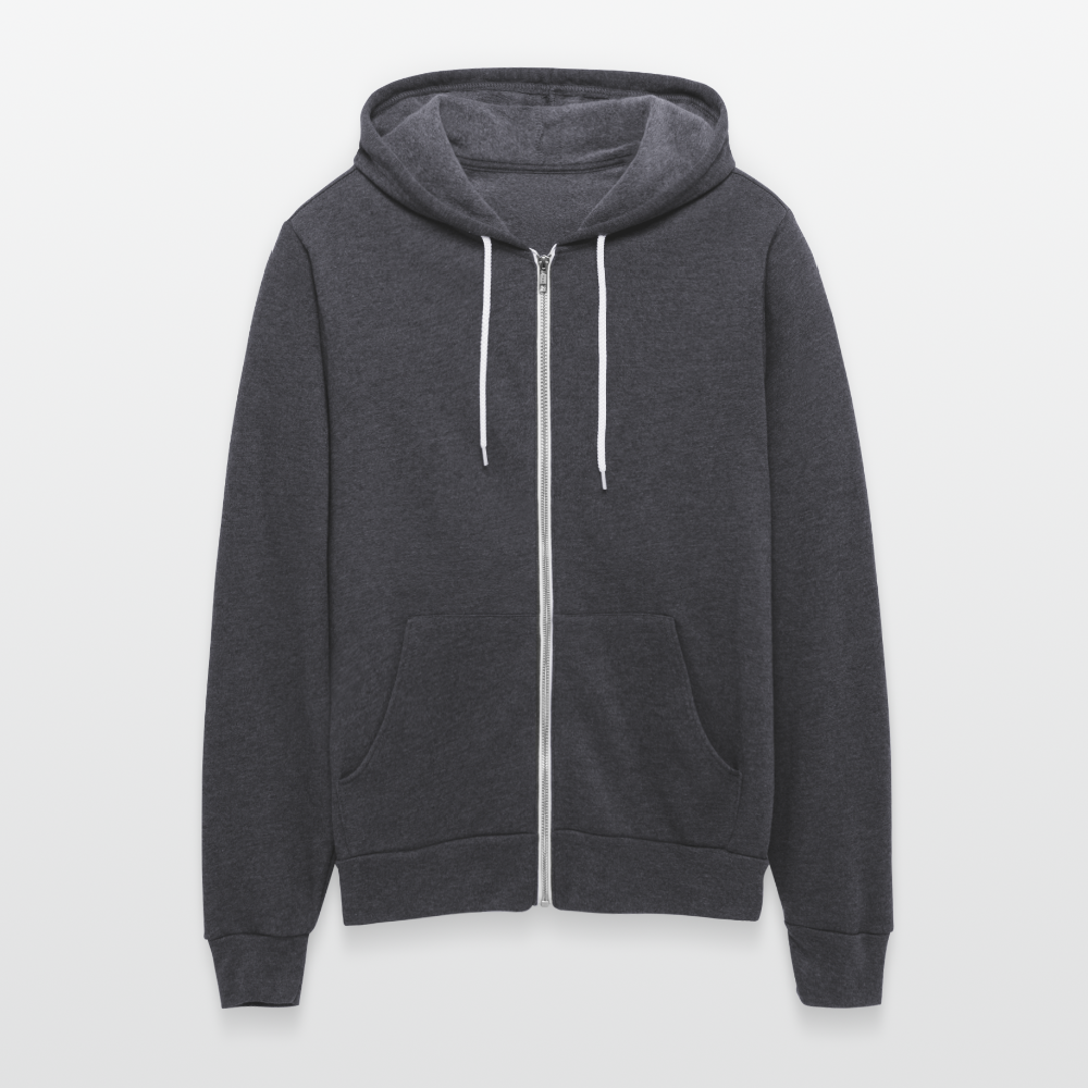 Bella + Canvas Unisex Full Hoodie - charcoal grey