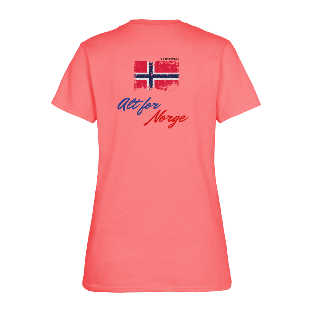 T-skjorte | Kvinner - coral
