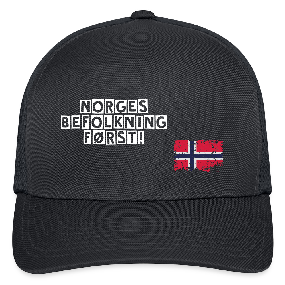 Flexfit Fitted Baseball Cap - charcoal