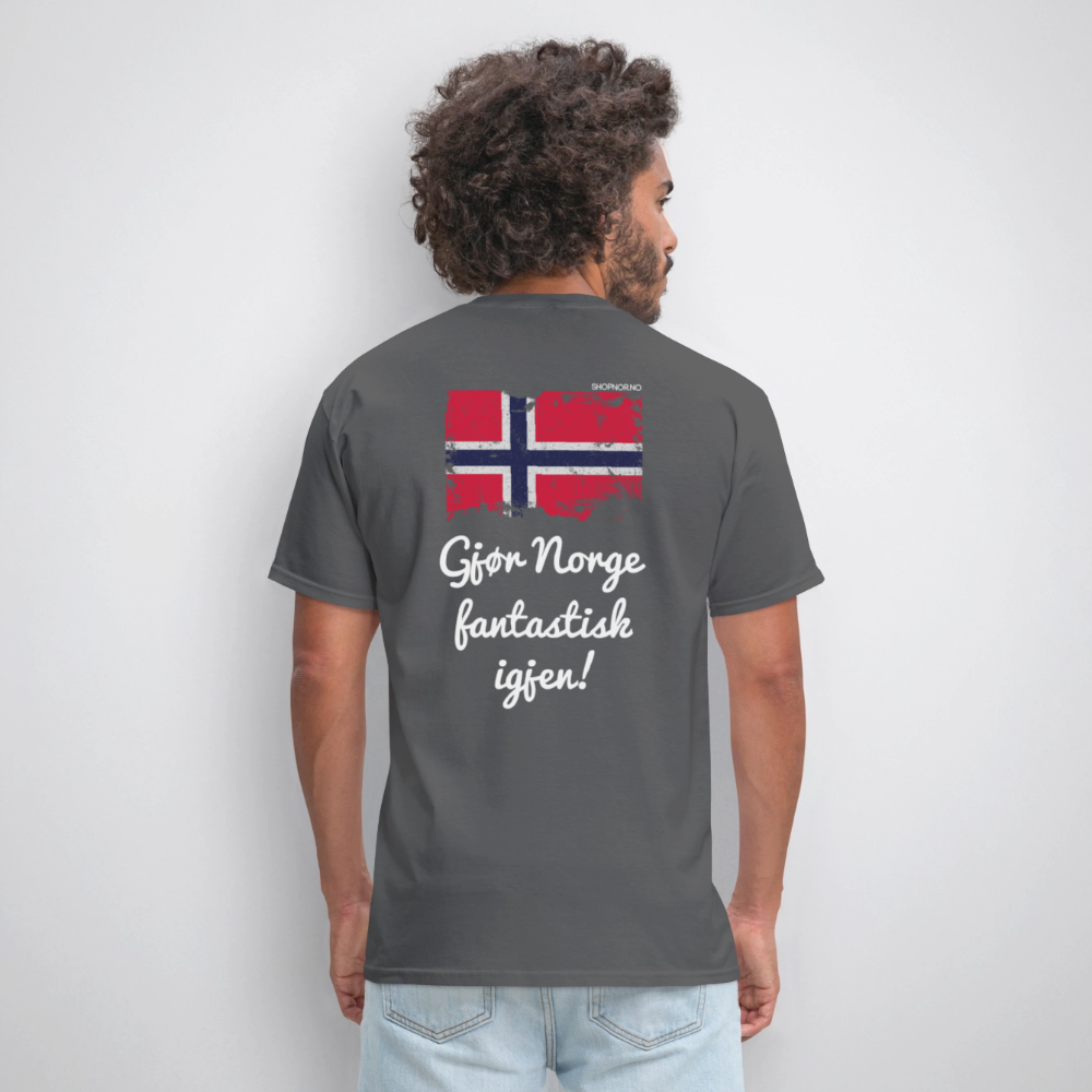 Unisex Klassisk T-skjorte - charcoal