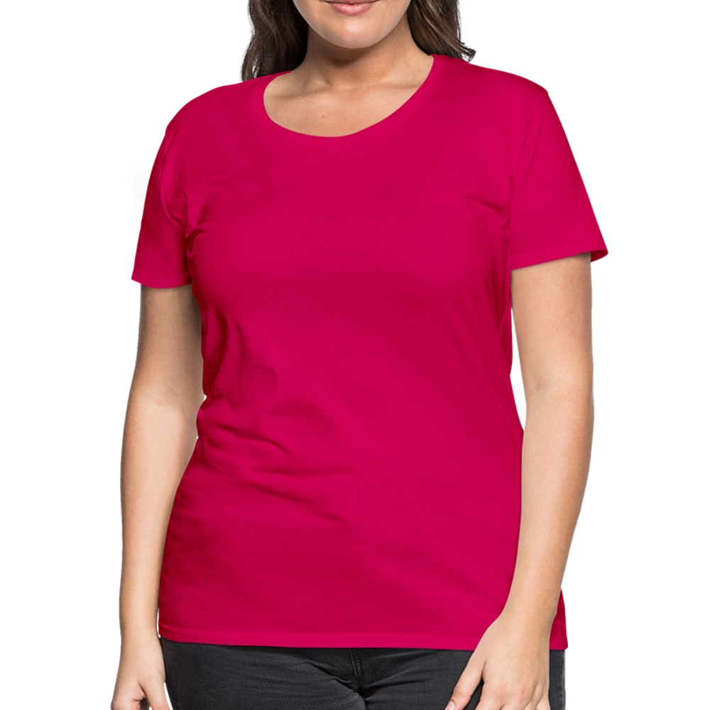 Premium T-Skjorte | Kvinner - dark pink