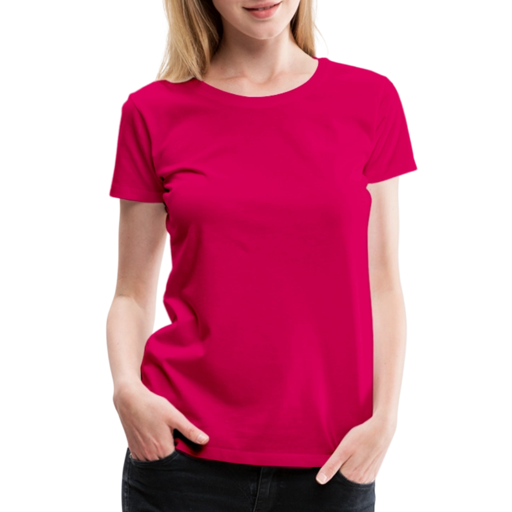 Premium T-Skjorte | Kvinner - dark pink