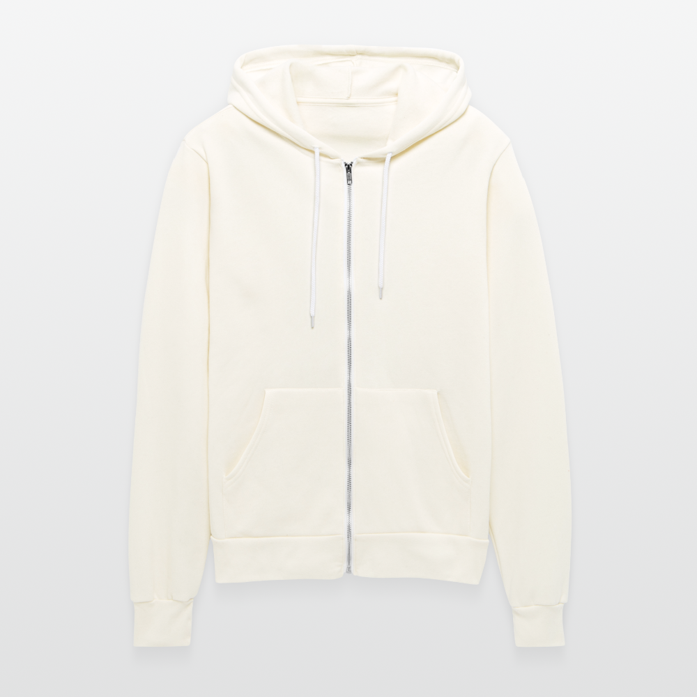Bella + Canvas Unisex Full Hoodie - vintage white