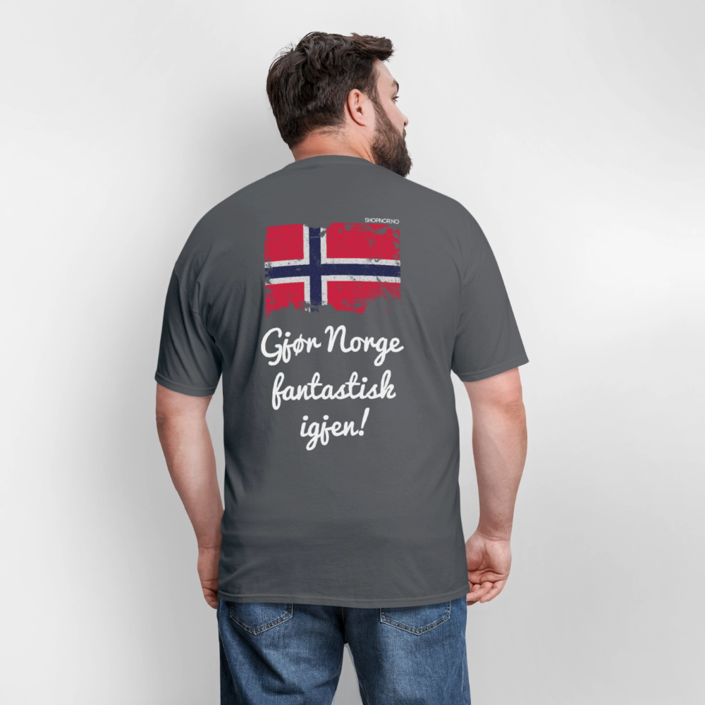 Unisex Klassisk T-skjorte - charcoal