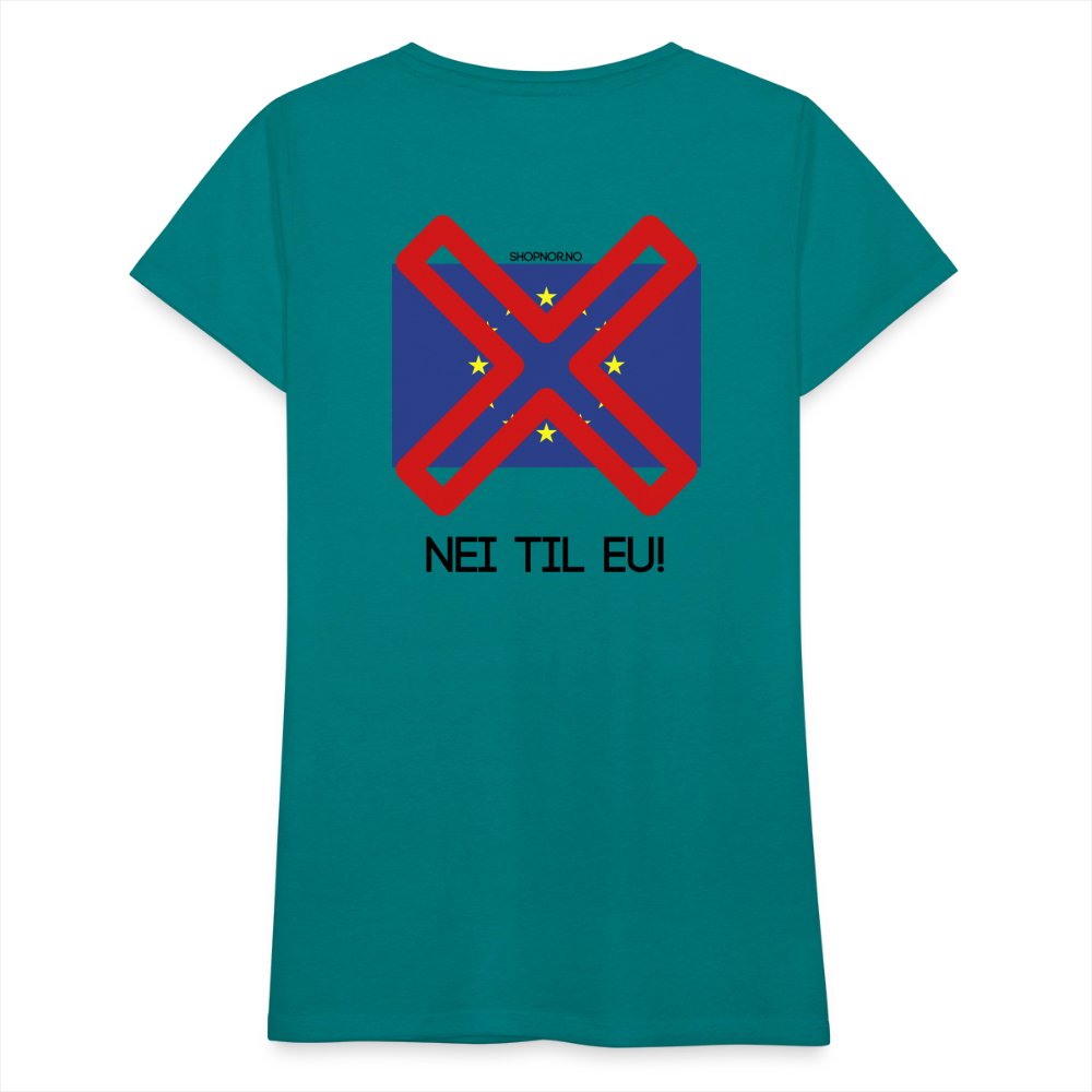 Premium T-Skjorte | Kvinner - teal