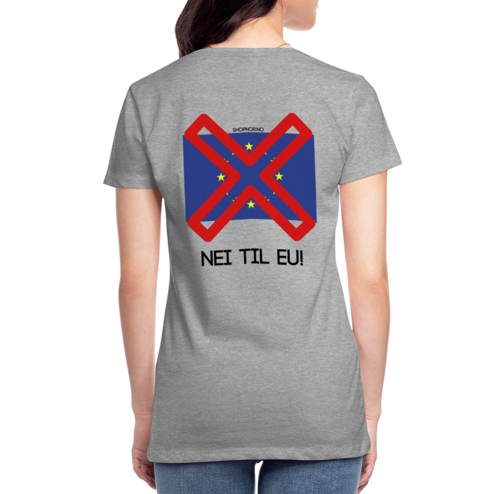 Premium T-Skjorte | Kvinner - heather gray
