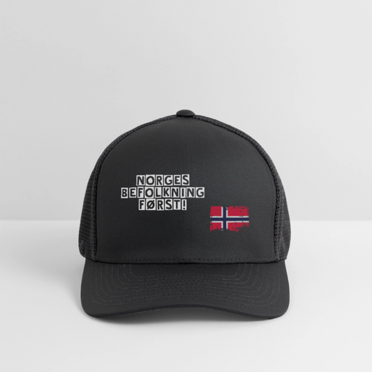 Flexfit Fitted Baseball Cap - charcoal