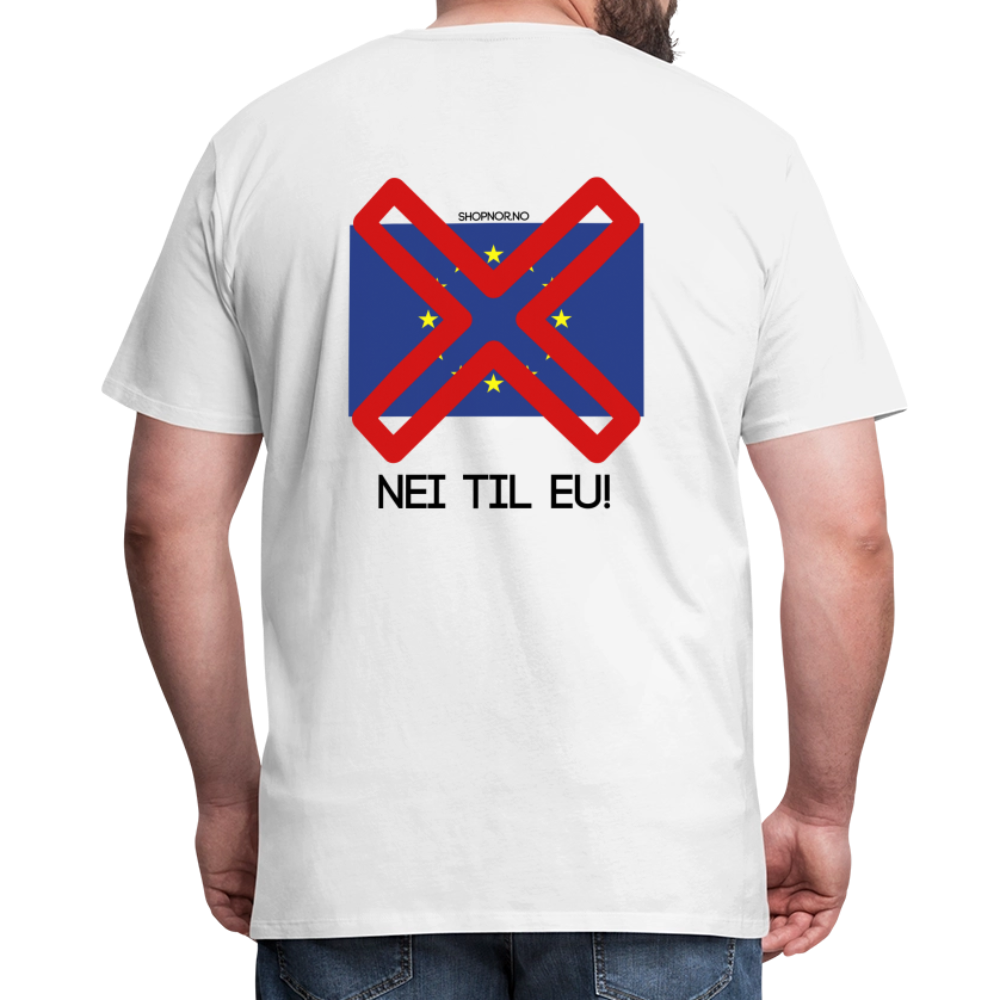 Premium T-Skjorte | Menn - white