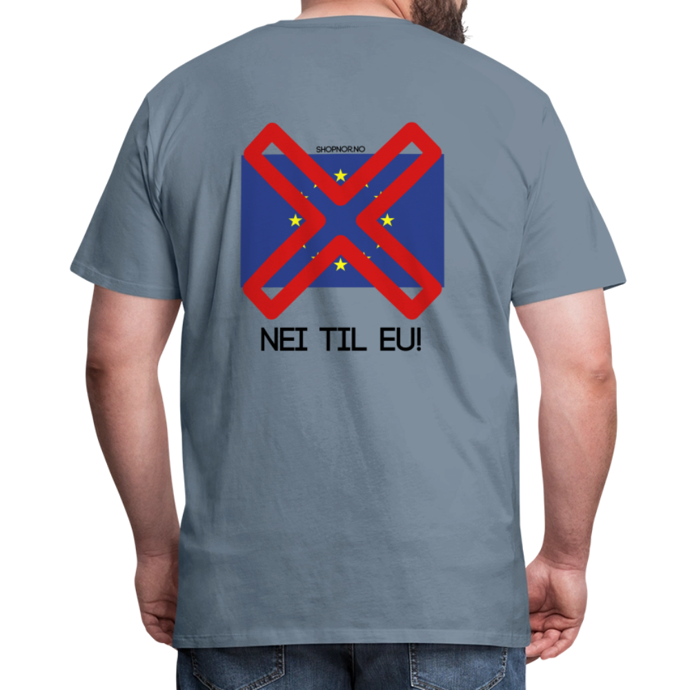 Premium T-Skjorte | Menn - steel blue