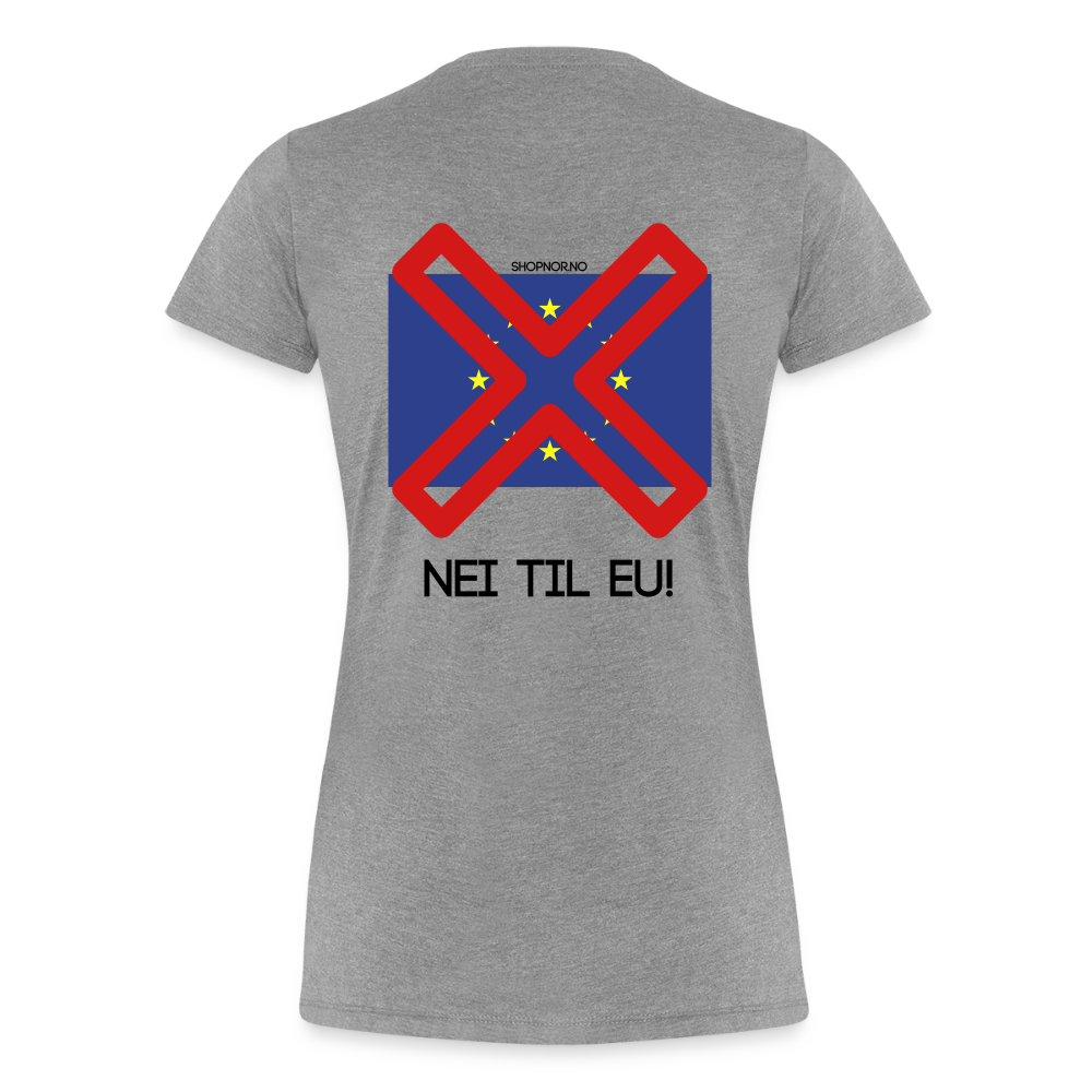 Premium T-Skjorte | Kvinner - heather gray