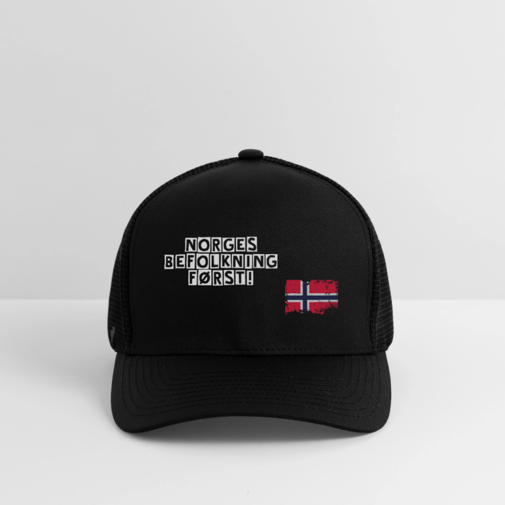 Flexfit Fitted Baseball Cap - black