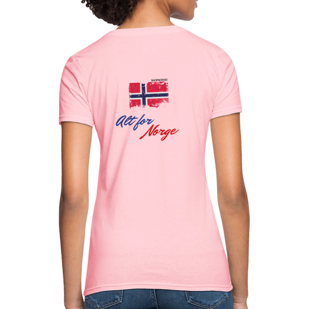 T-skjorte | Kvinner - pink