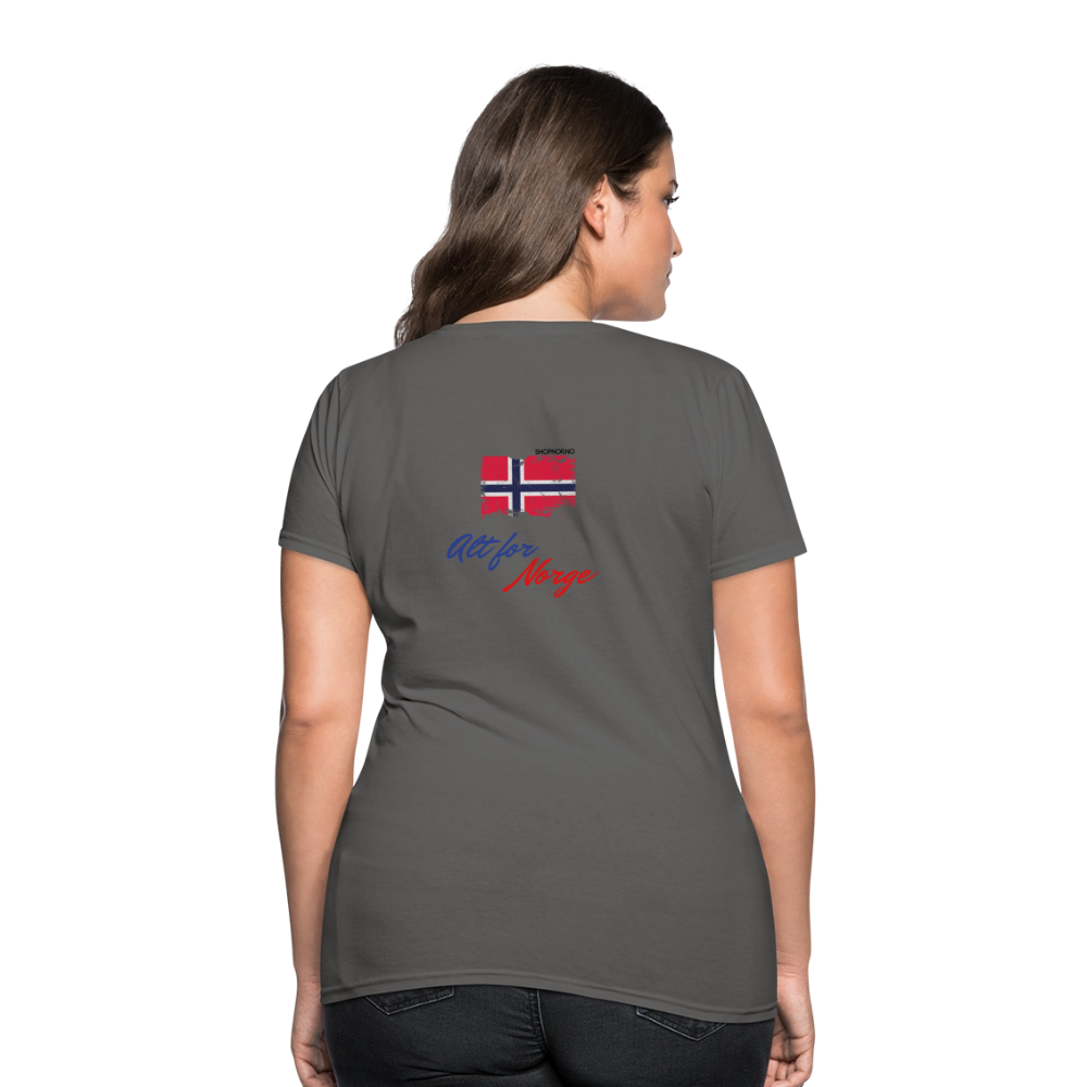 T-skjorte | Kvinner - charcoal