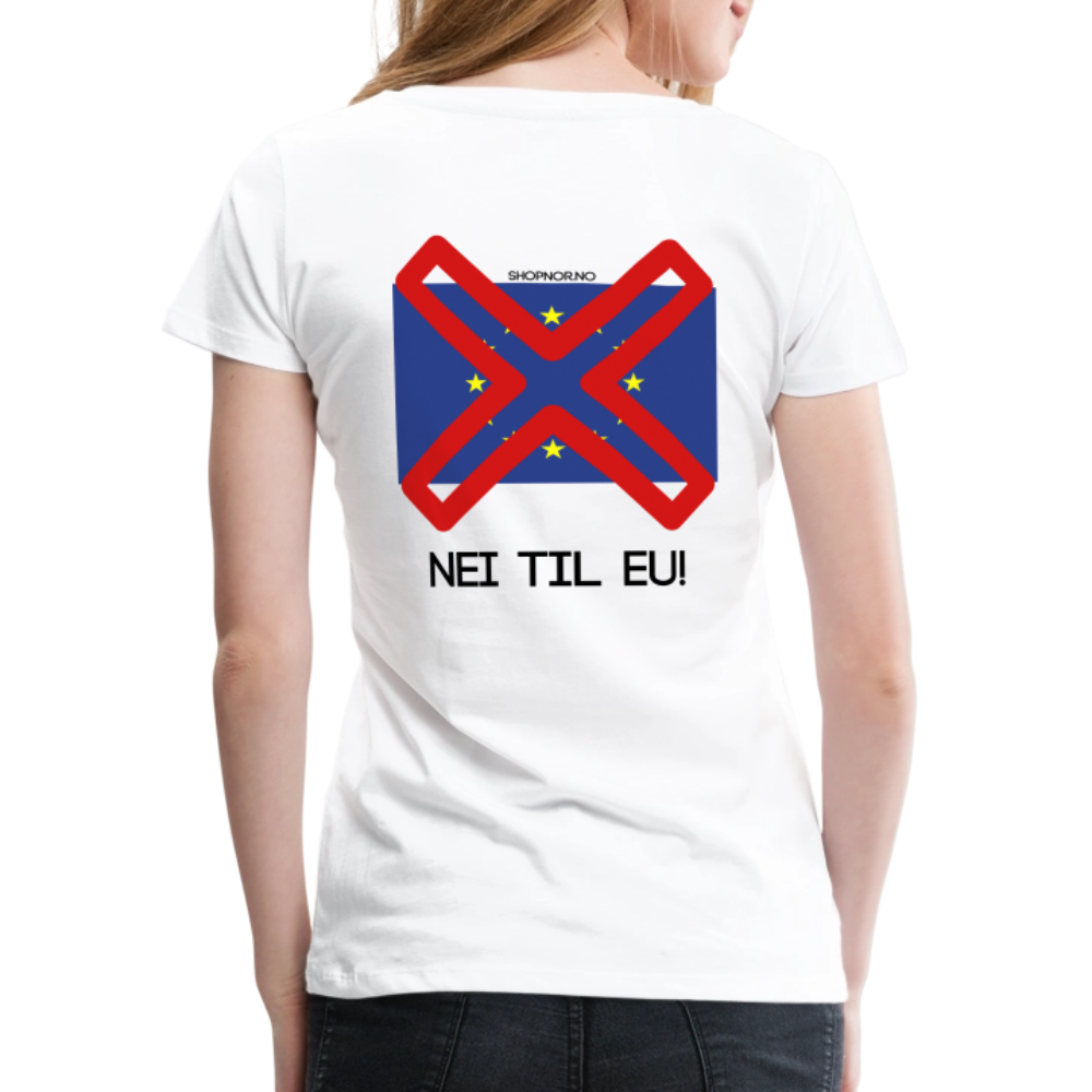 Premium T-Skjorte | Kvinner - white