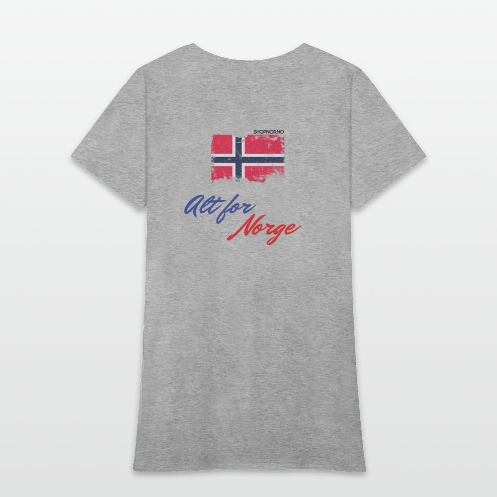 T-skjorte | Kvinner - heather gray