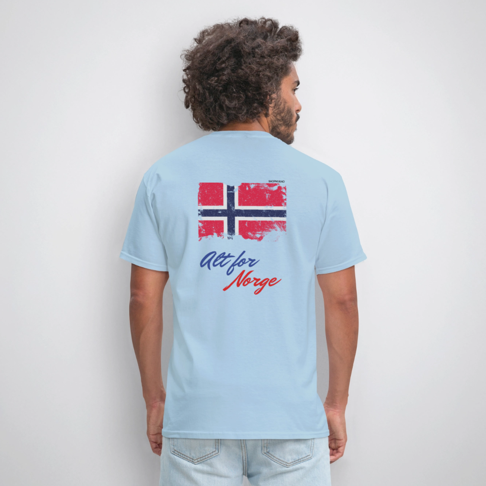 Unisex Klassisk T-skjorte - powder blue