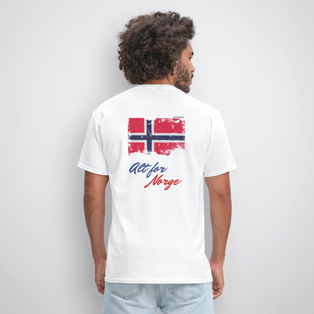 Unisex Klassisk T-skjorte - white