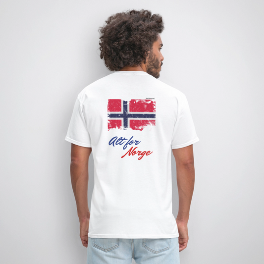 Unisex Klassisk T-skjorte - white
