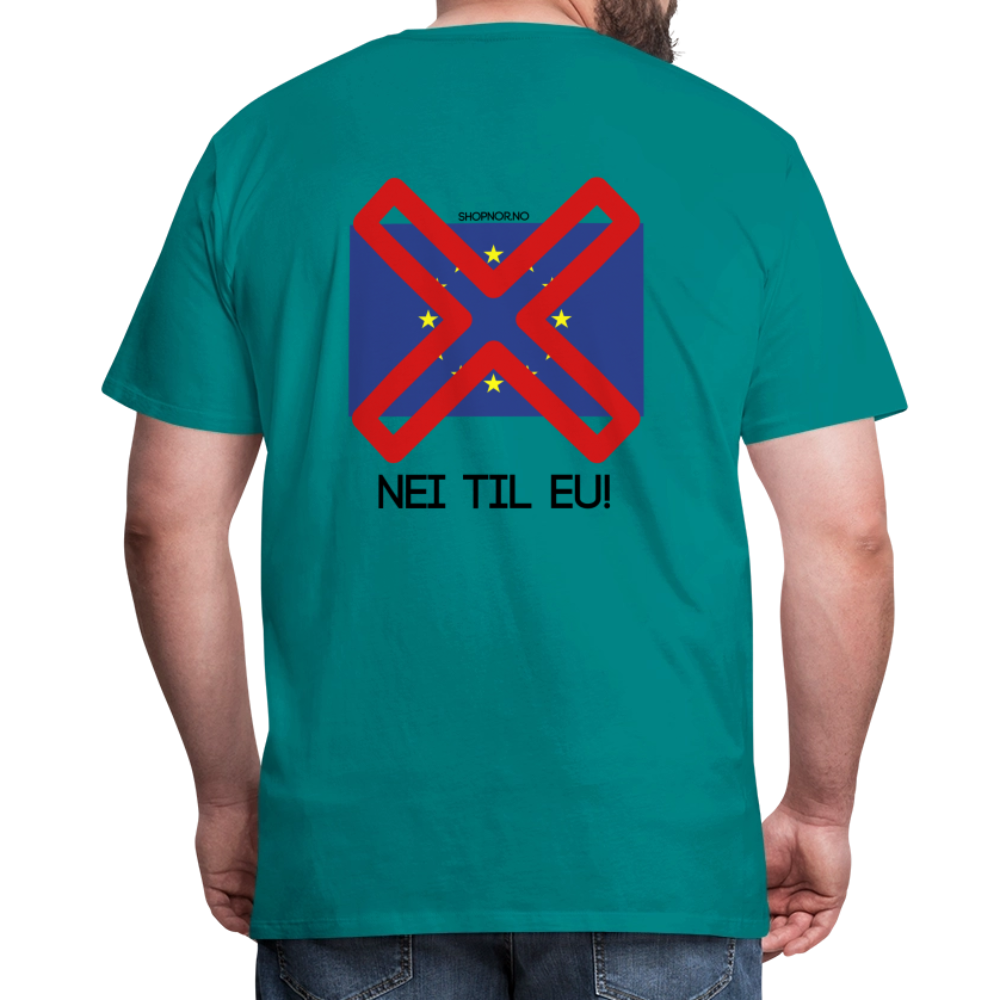 Premium T-Skjorte | Menn - teal