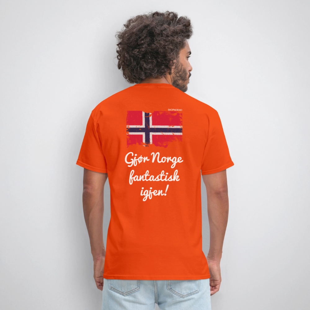 Unisex Klassisk T-skjorte - orange