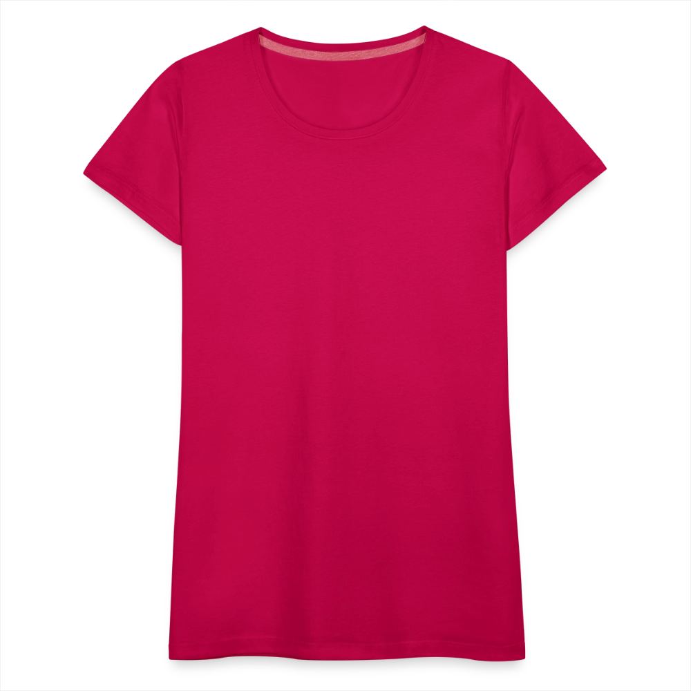 Premium T-Skjorte | Kvinner - dark pink