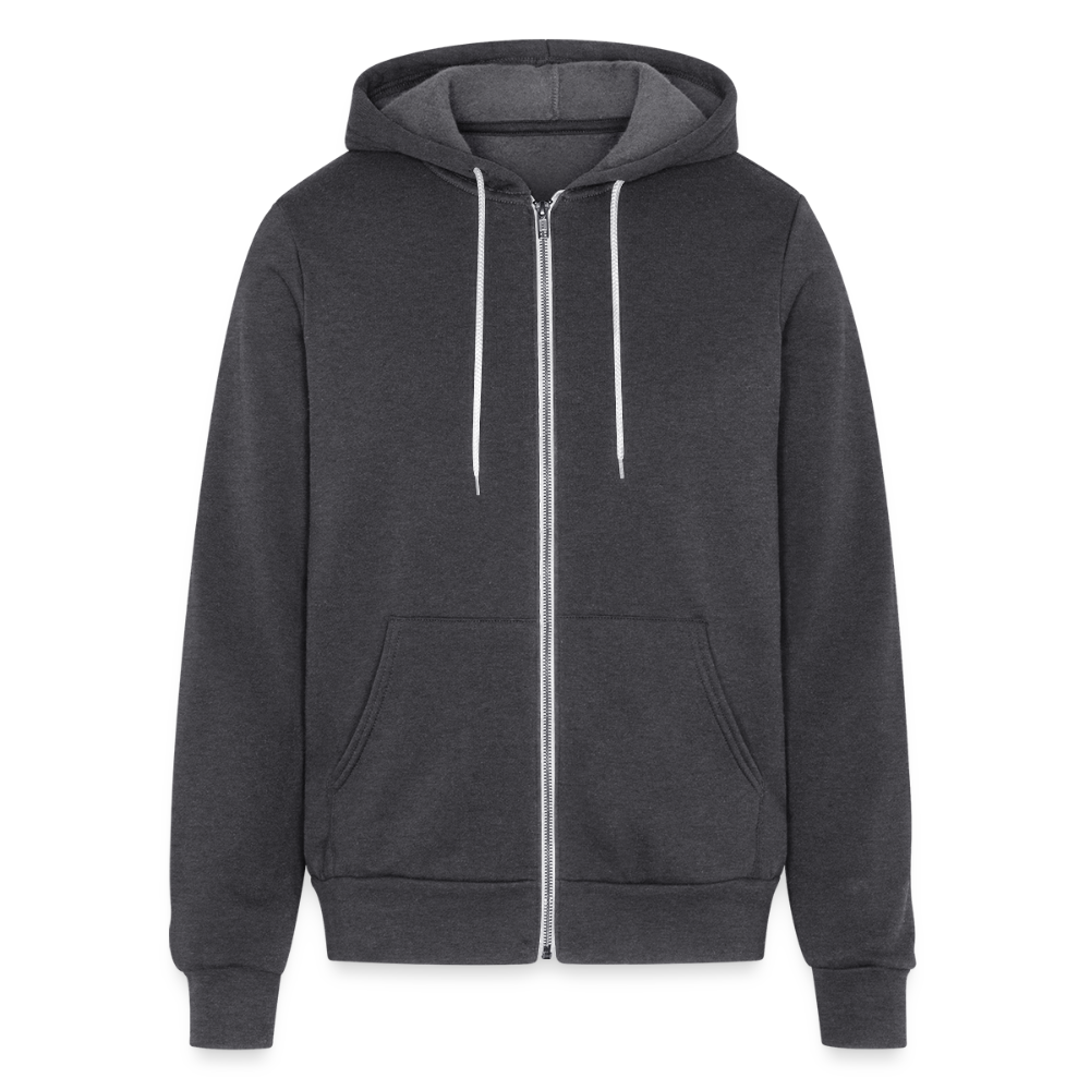 Bella + Canvas Unisex Full Hoodie - charcoal grey