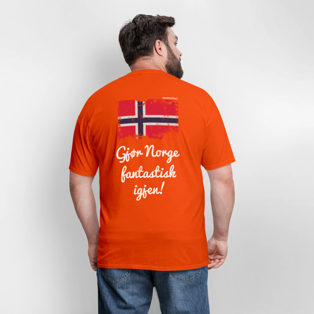 Unisex Klassisk T-skjorte - orange