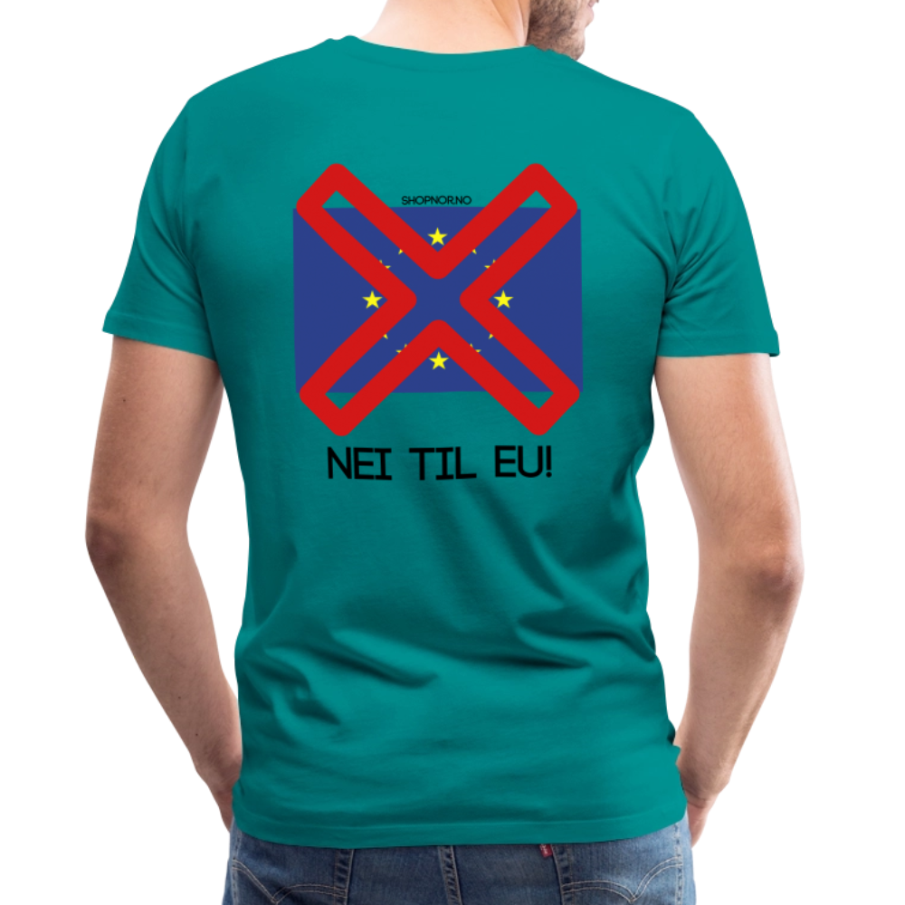 Premium T-Skjorte | Menn - teal